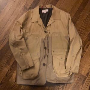 Filson 100% Cotton Shooting Field Jacket Large Tan